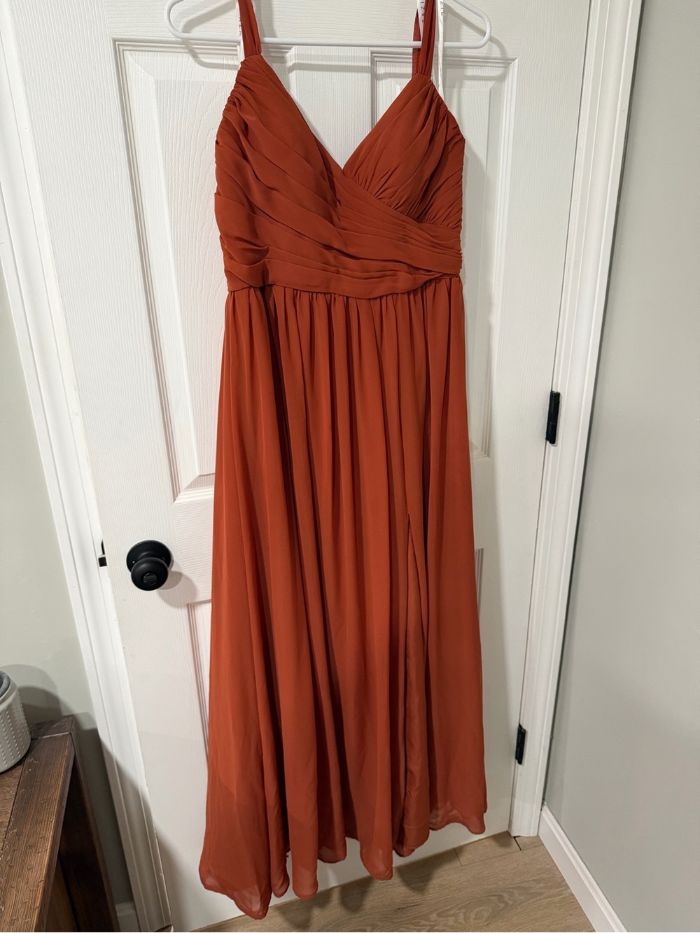 Azazie Aziza Auburn Dress